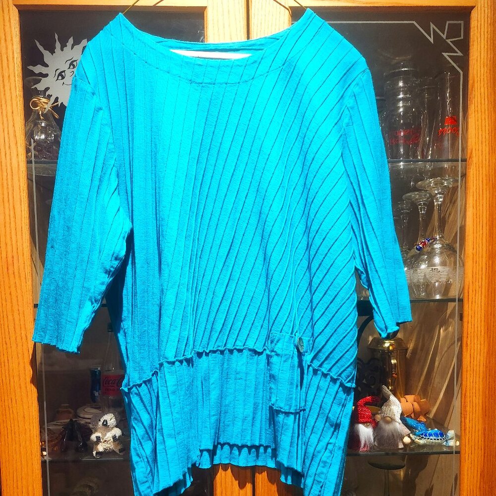 FOCUS Turquoise Blouse